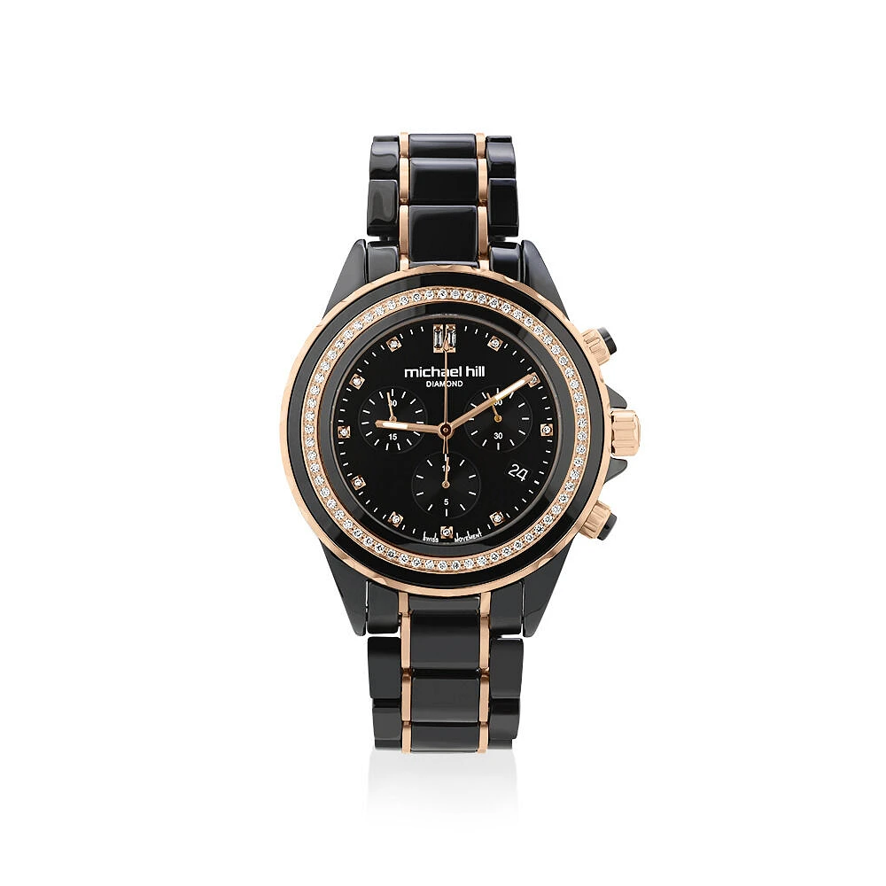 Michael Hill Chronograph Watch with 0.50 Carat TW of