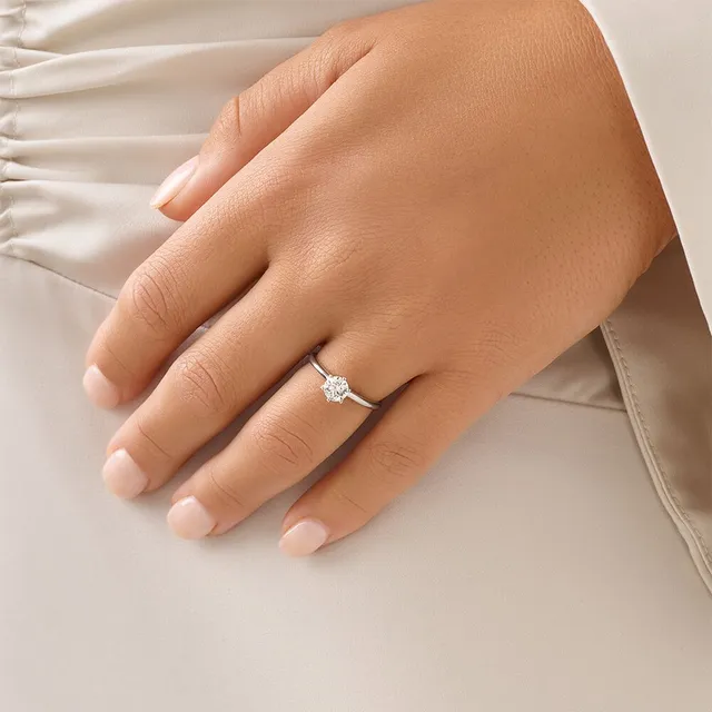 Michael Hill Solitaire Engagement Ring with a 0.70 Carat TW