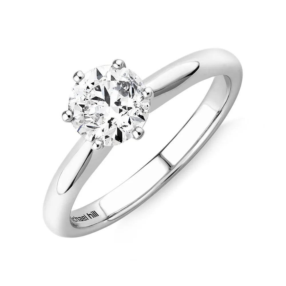 Michael hill top solitaire ring