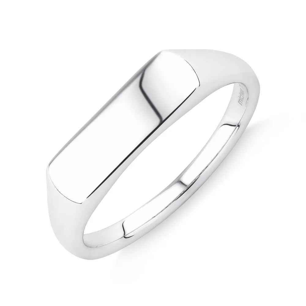 Signet ring top michael hill