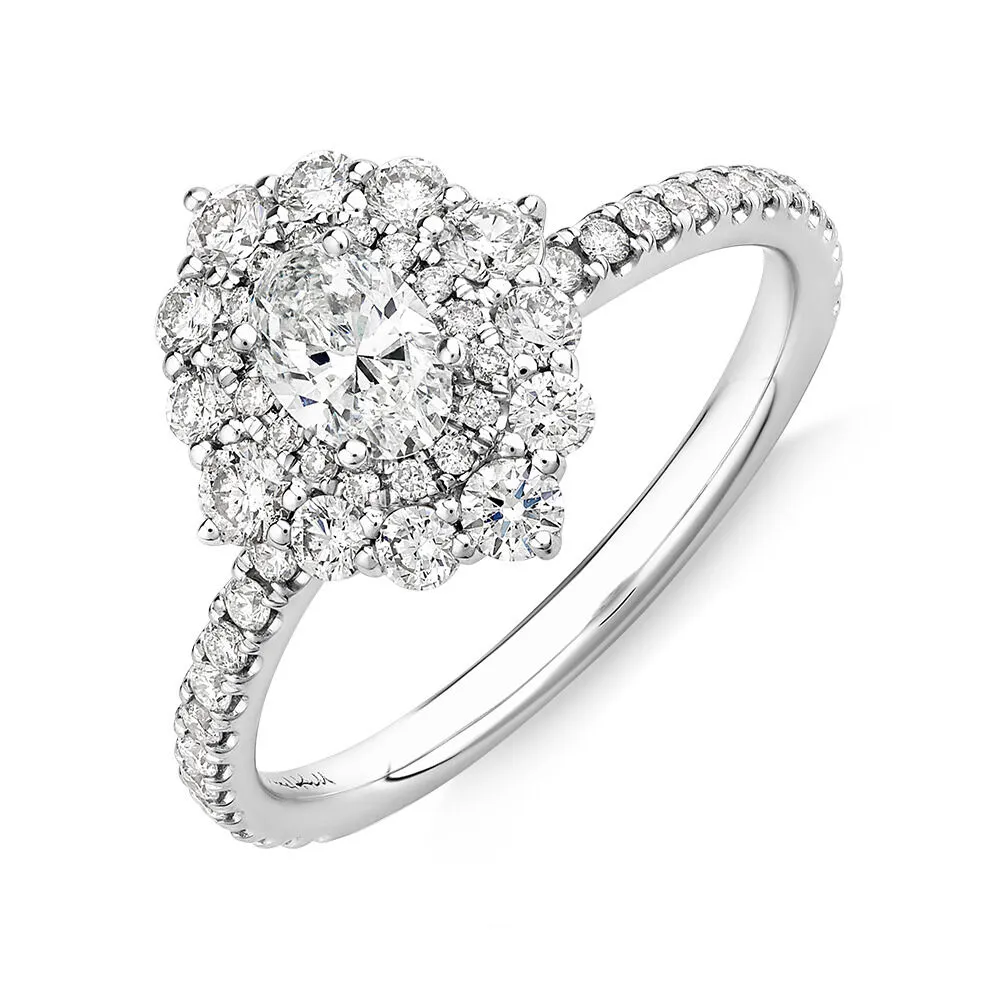 Michael hill flower ring sale