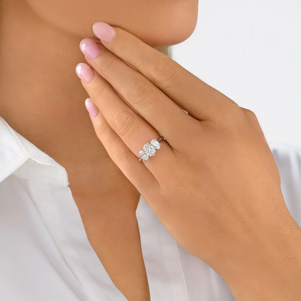 Michael hill 3 stone diamond ring hotsell