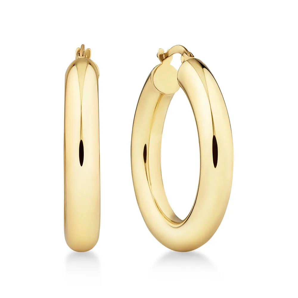 Michael hill white gold hoop earrings store