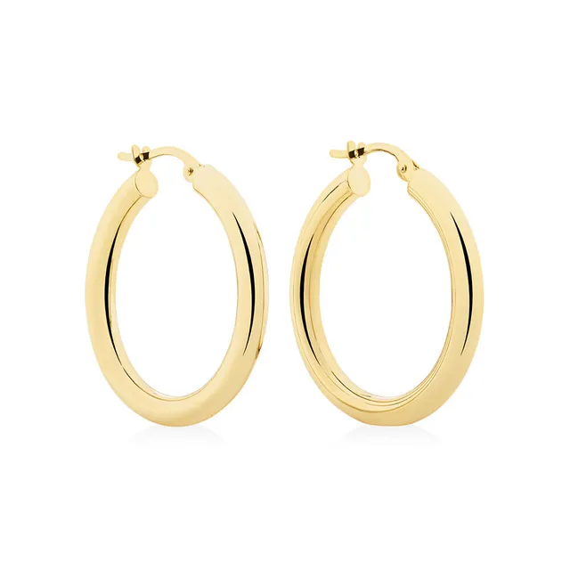 Gold hoop earrings michael hill 2025
