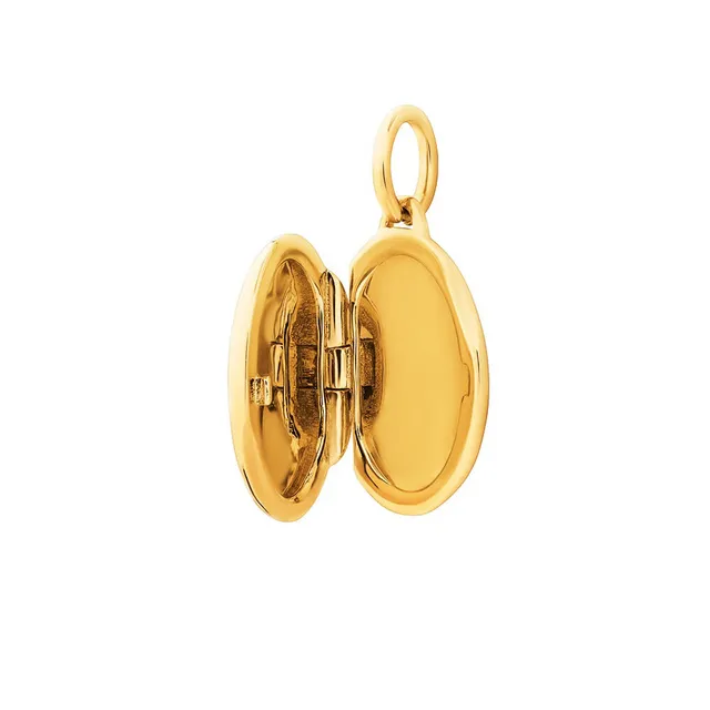 Michael Hill Oval Locket in 10kt Yellow Gold Hillside Shopping