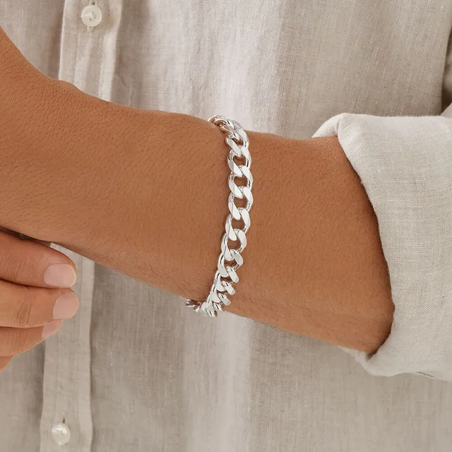 Michael hill top mens silver bracelet