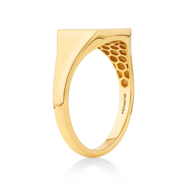Michael hill sales signet ring