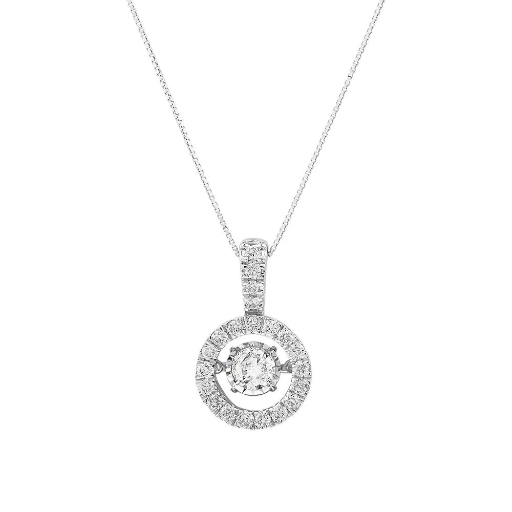 Michael Hill Everlight Pendant with 1 Carat TW of Diamonds in 14kt