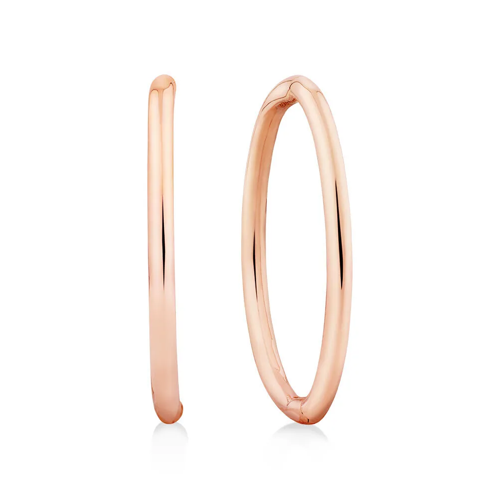 Michael hill rose gold hoop earrings best sale