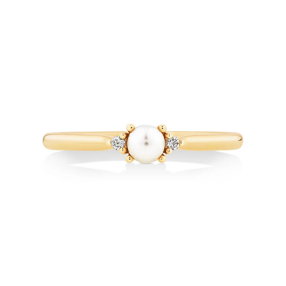 Michael hill pearl discount ring