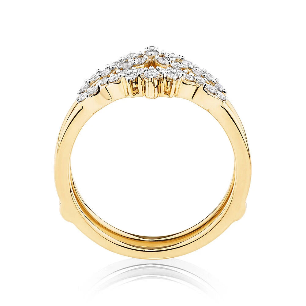 Michael Hill Evermore Enhancer Ring with 0.33 Carat TW Of