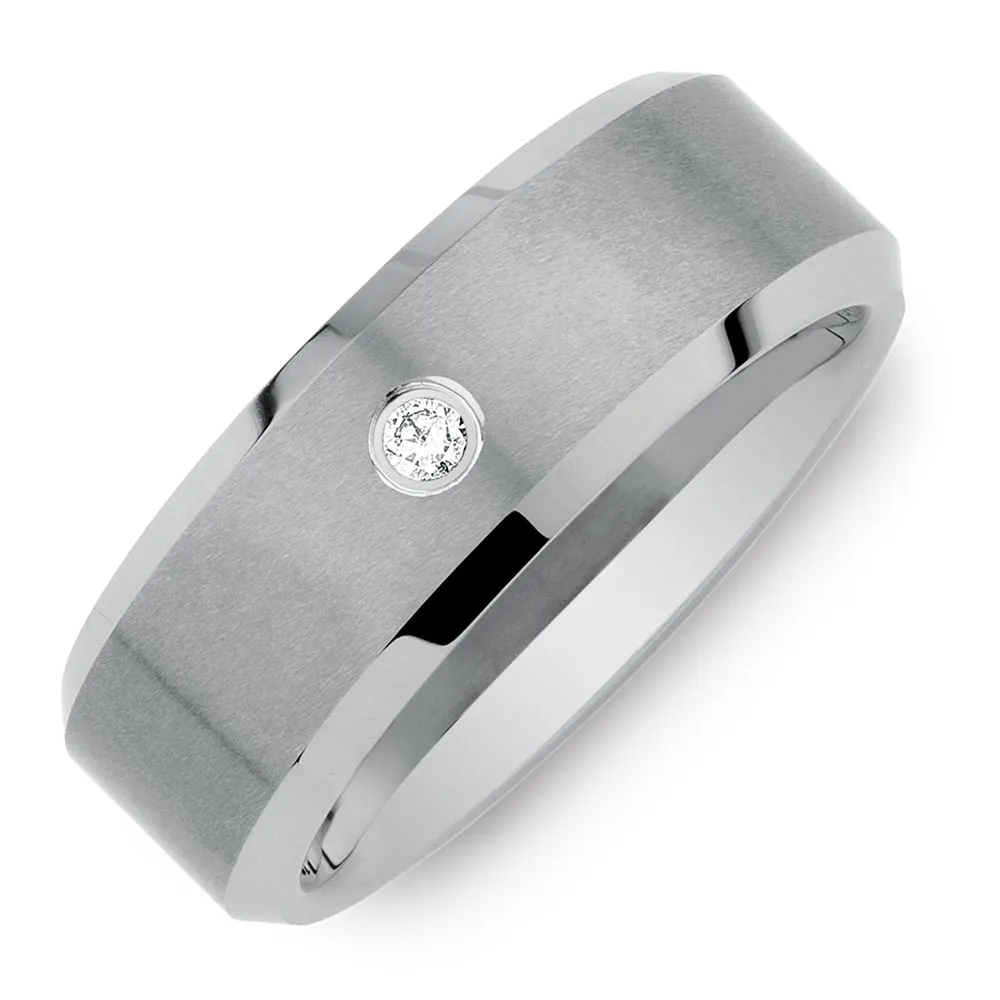 Michael hill tungsten sales ring