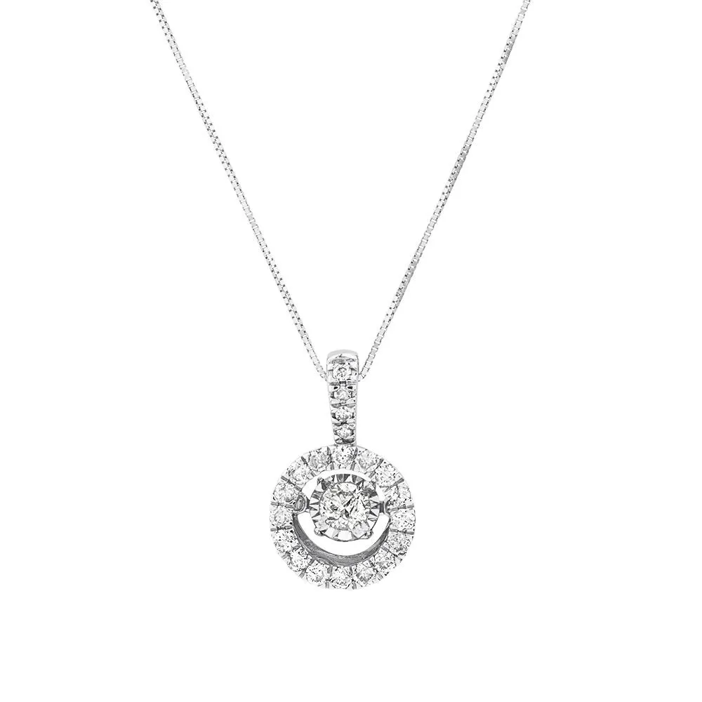 Michael Hill Everlight Pendant with 0.50 Carat TW of Diamonds in