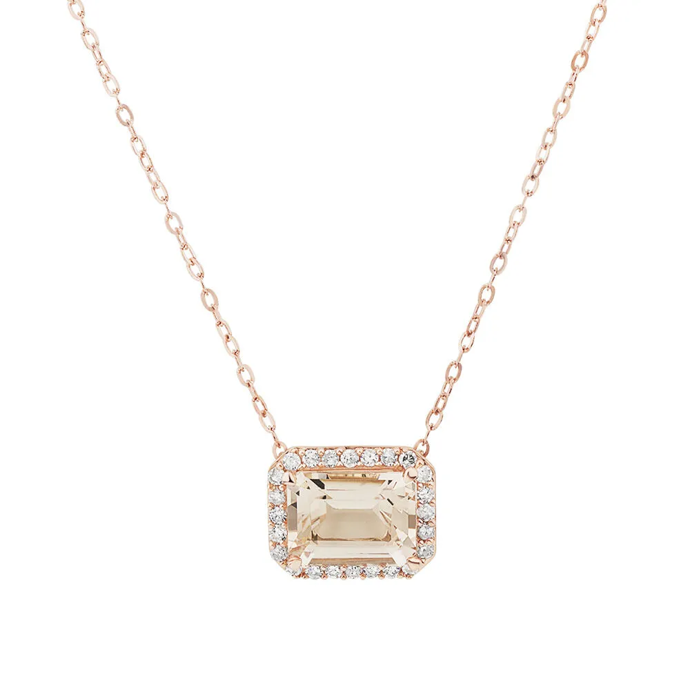 Michael hill outlet rose gold necklace