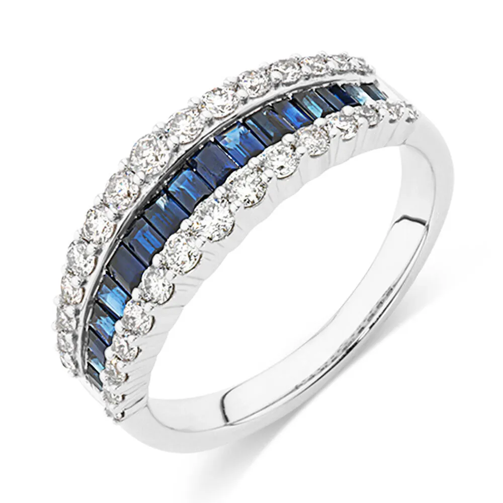 Michael hill store blue sapphire ring