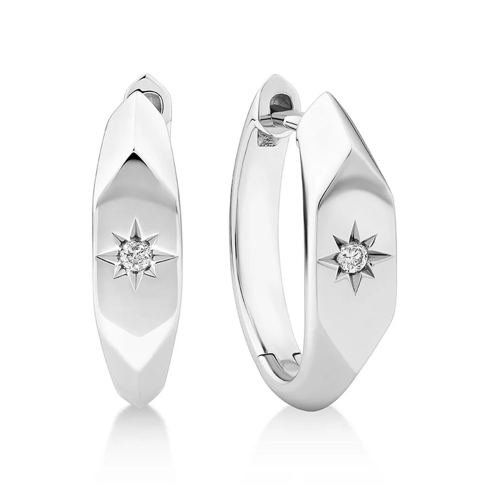 Michael hill top huggie earrings