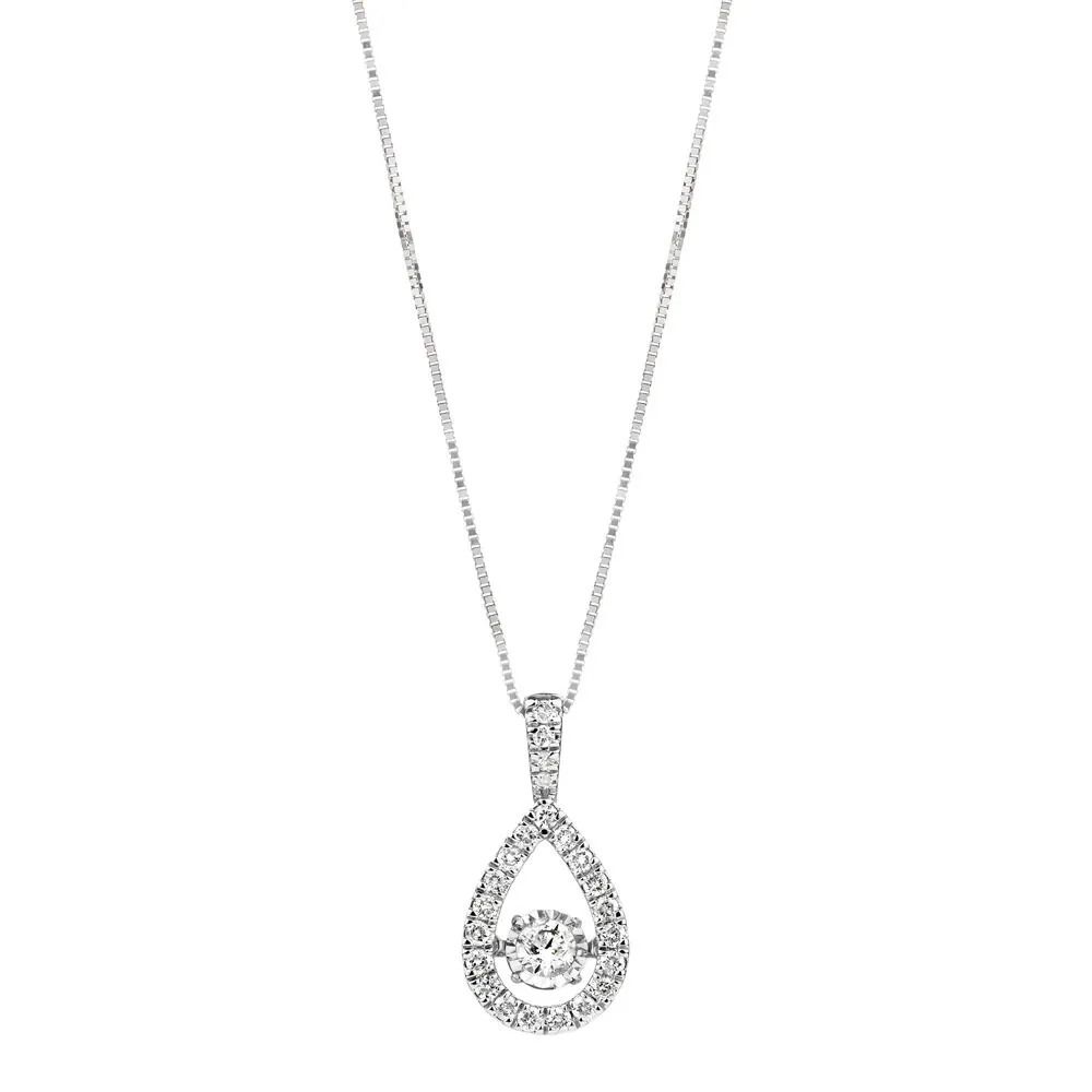 Michael Hill Everlight Pendant with 0.50 Carat TW of Diamonds in