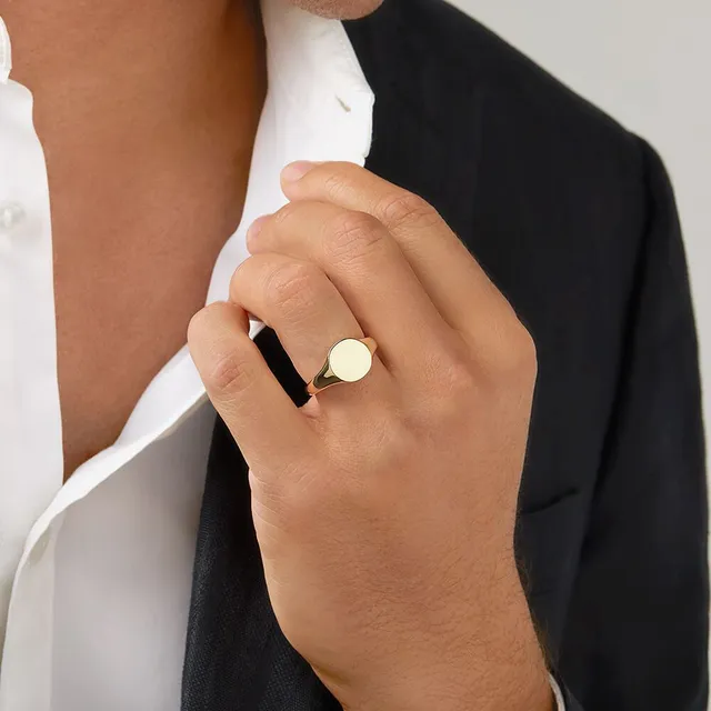 Michael hill signet discount ring