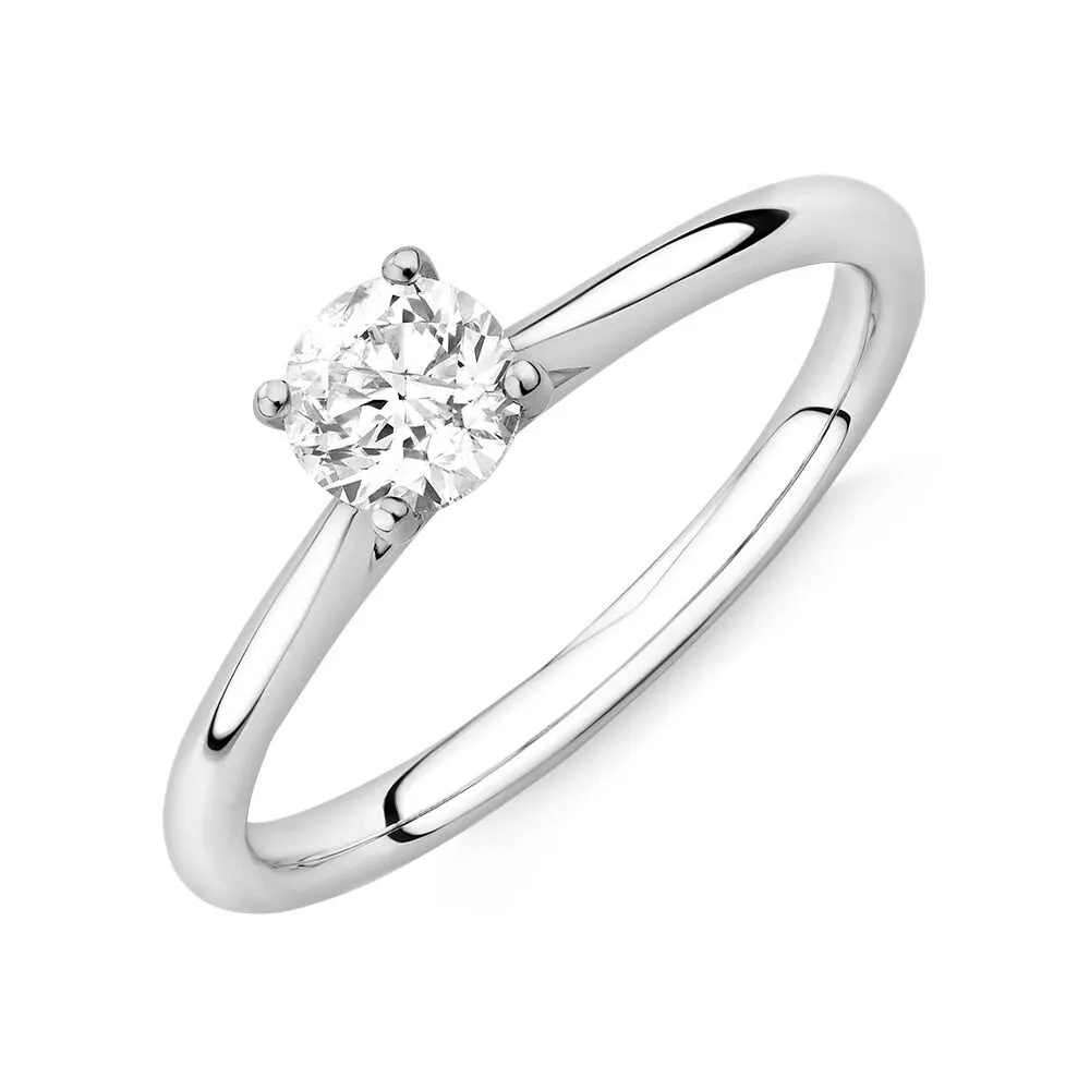 Michael Hill Evermore Certified Solitaire Engagement Ring with a