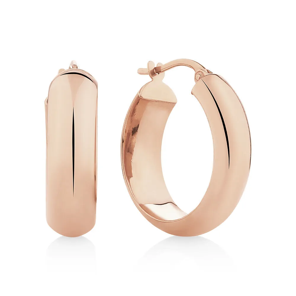 Gold hoop earrings michael shop hill