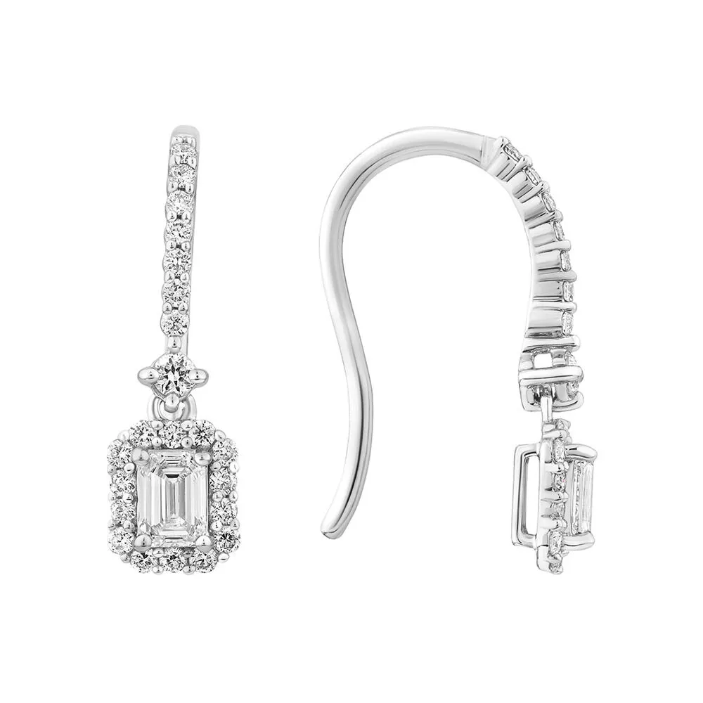 Michael hill emerald discount earrings