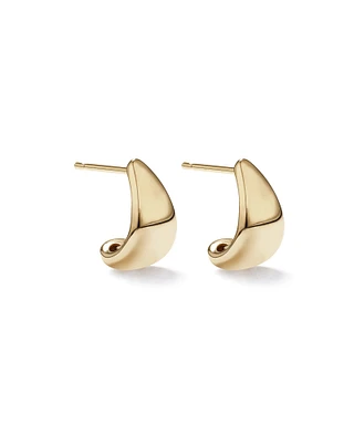 Half hoop stud earrings sale