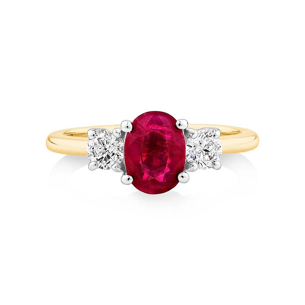 Michael hill ruby rings clearance