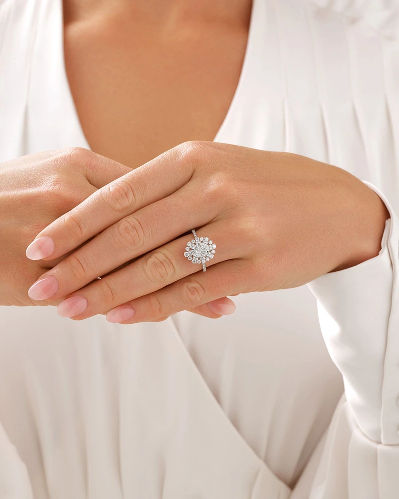 Michael hill flower ring online