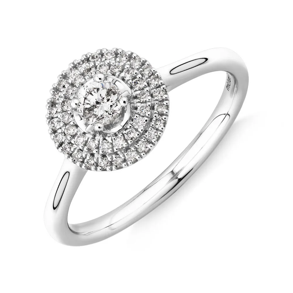 Michael hill halo engagement rings on sale