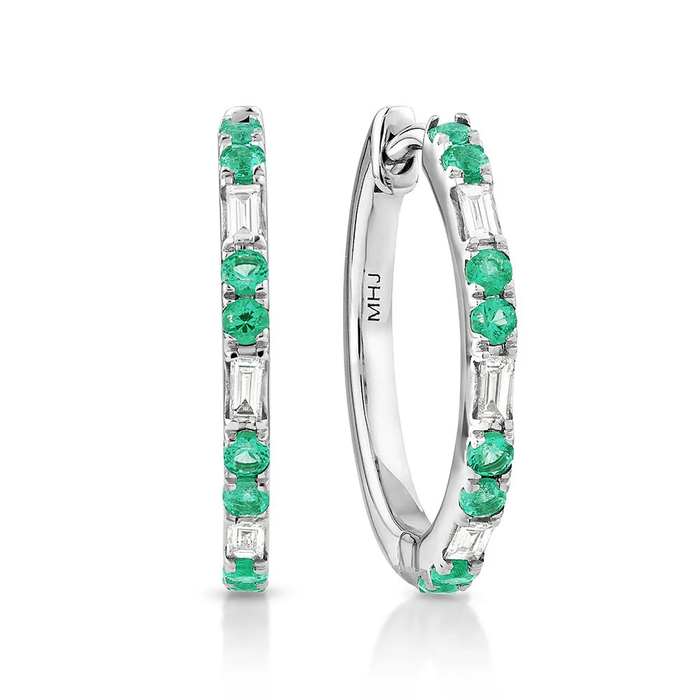 Emerald earrings michael on sale hill