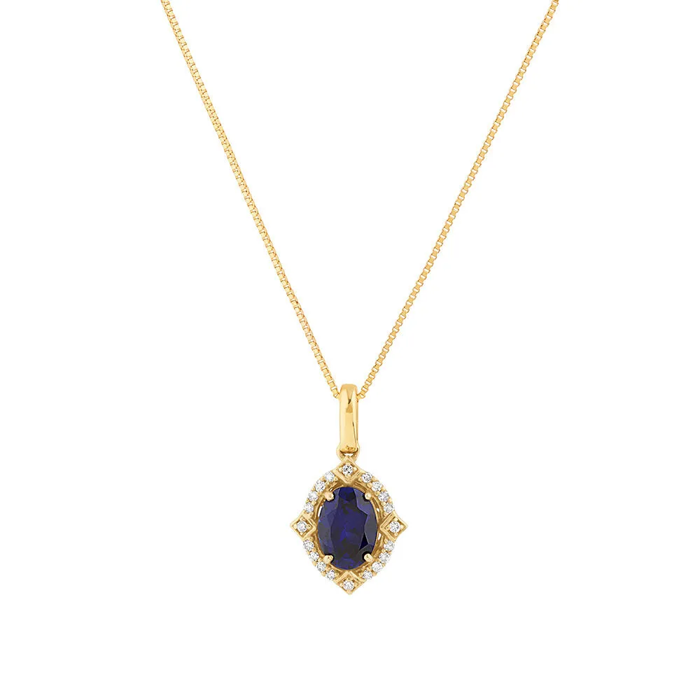 Michael hill hot sale sapphire necklace