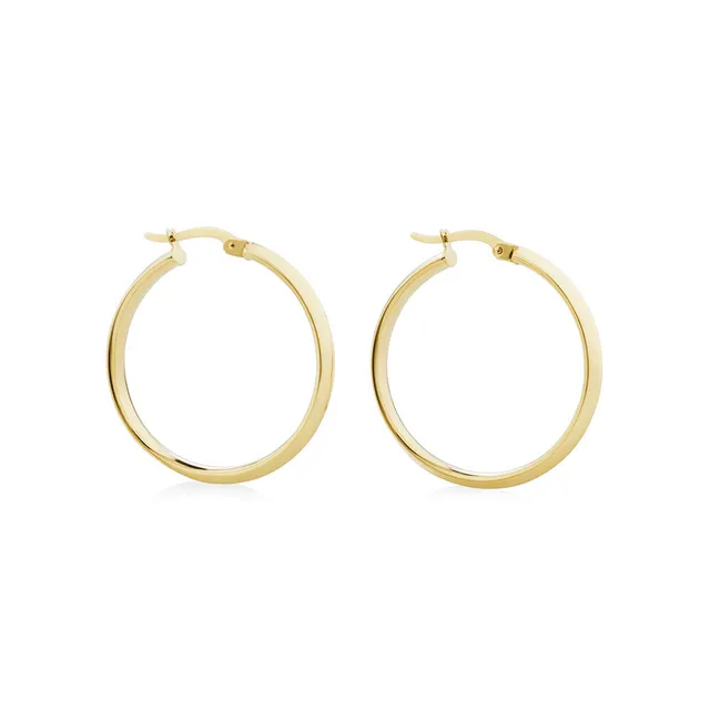 Gold hoop sales earrings michael hill