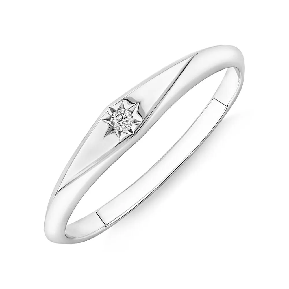 Michael hill silver sales rings