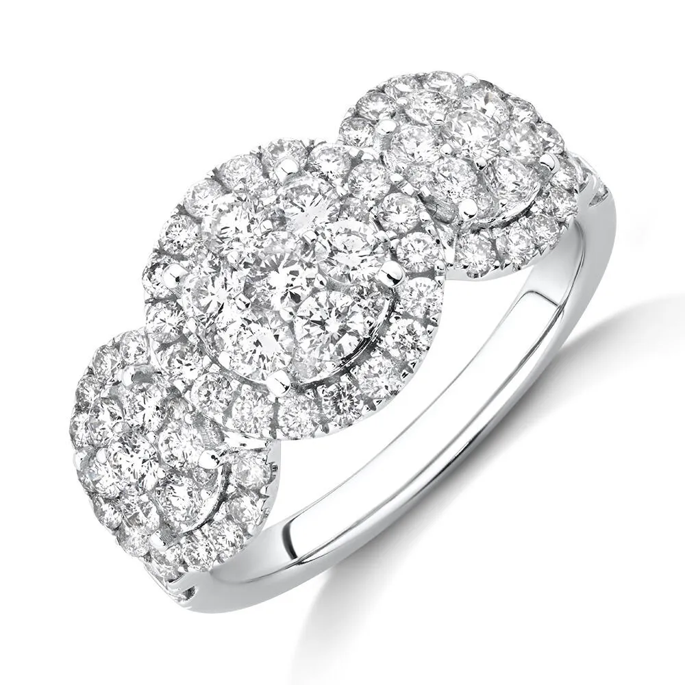 Michael hill cluster ring hot sale