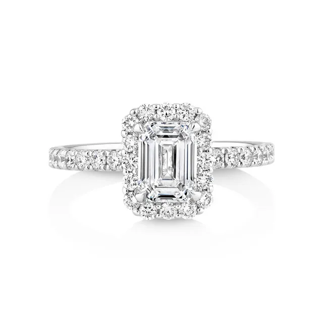Michael Hill 0.62 Carat TW Laboratory Grown Diamond Emerald Cut