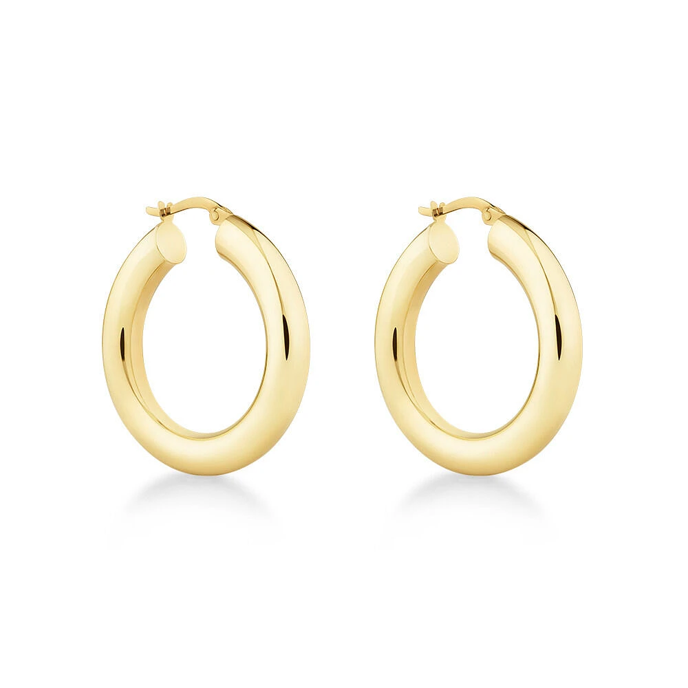 Gold hoop earrings michael hill deals