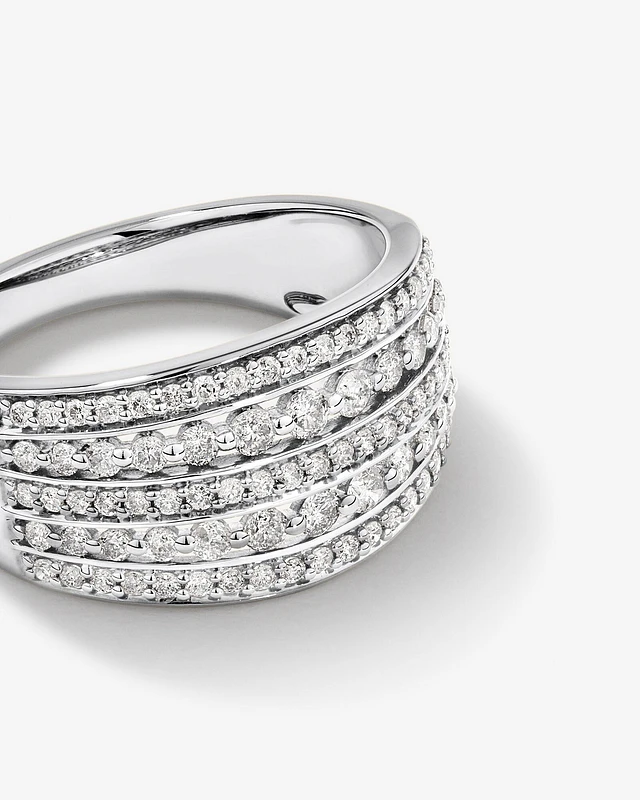 hisori block ring_(gold)、(silver×gold) Michael Hill 0.70 Carat TW Infinite Diamonds Ring in 10kt