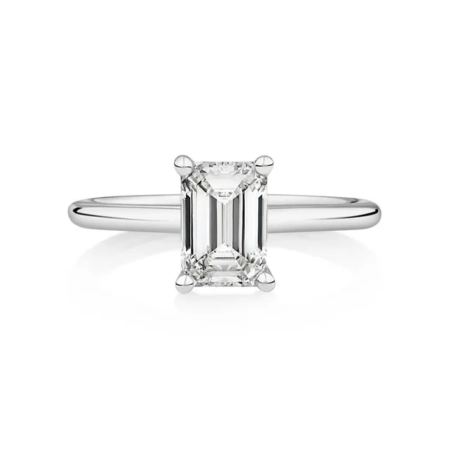 Emerald cut diamond ring michael hill best sale
