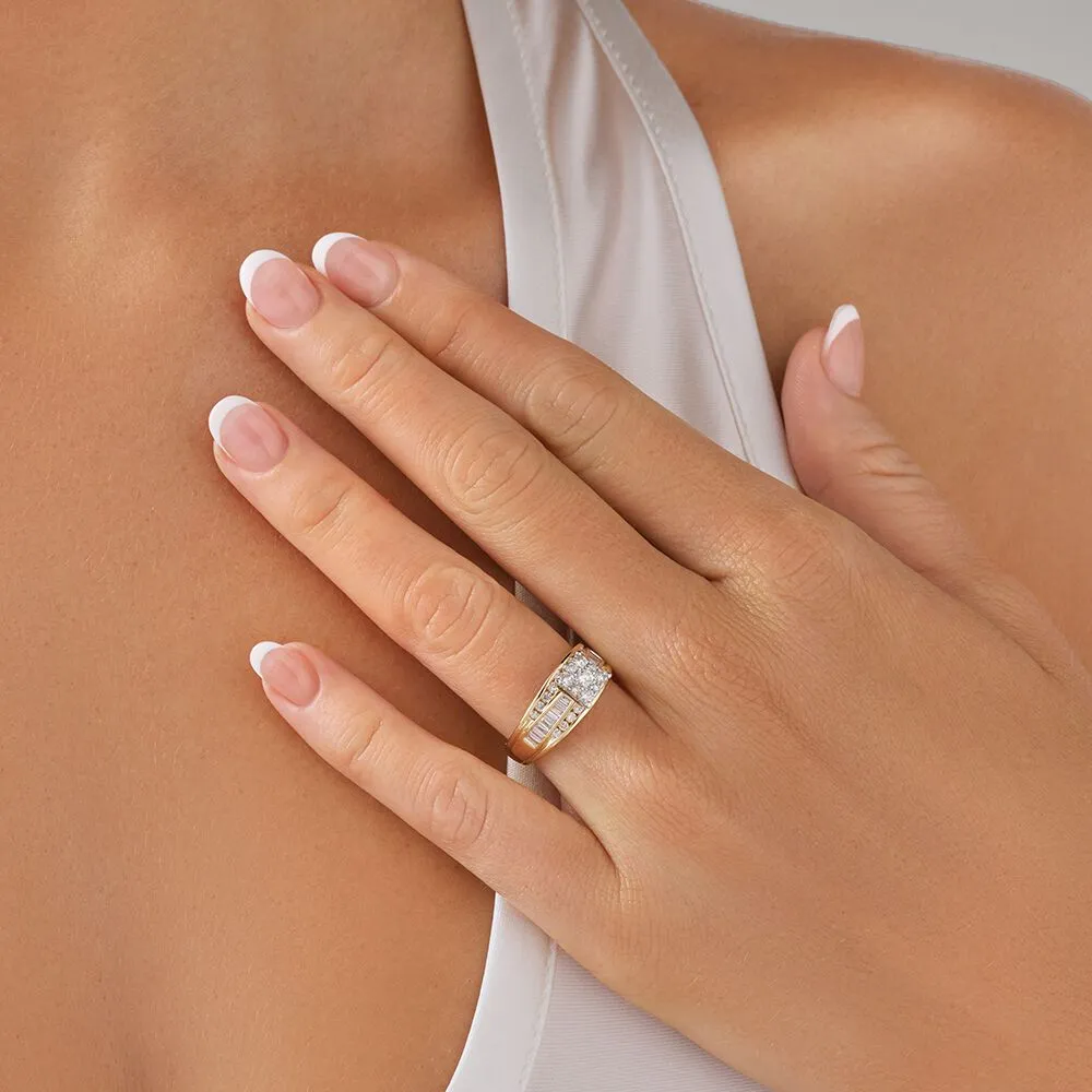 Michael hill yellow diamond ring clearance