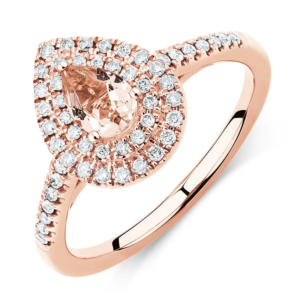 Michael Hill Sir Michael Hill Designer Fashion Ring with Morganite