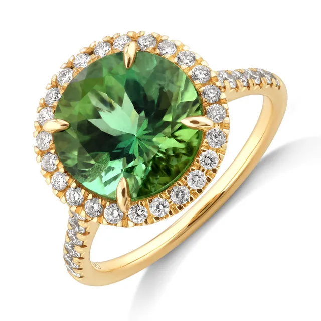 Michael hill peridot ring top