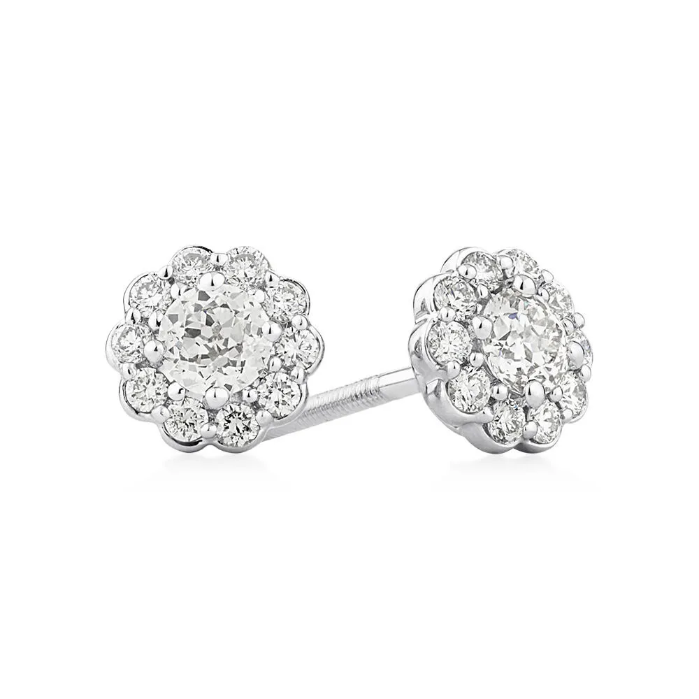 Michael Hill Southern Star Stud Earrings with 1 2 Carat TW of
