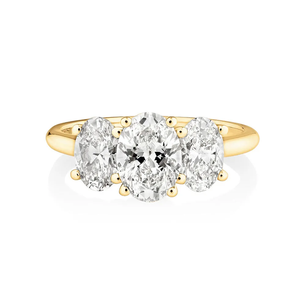 Michael hill oval engagement ring store