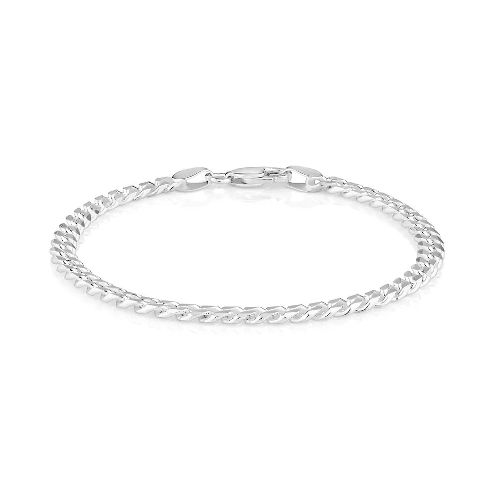 Michael Hill 19cm 7 3mm 3.5mm Width Curb Bracelet in Sterling