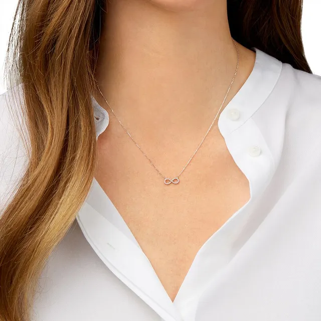 Michael hill infinity heart necklace sale