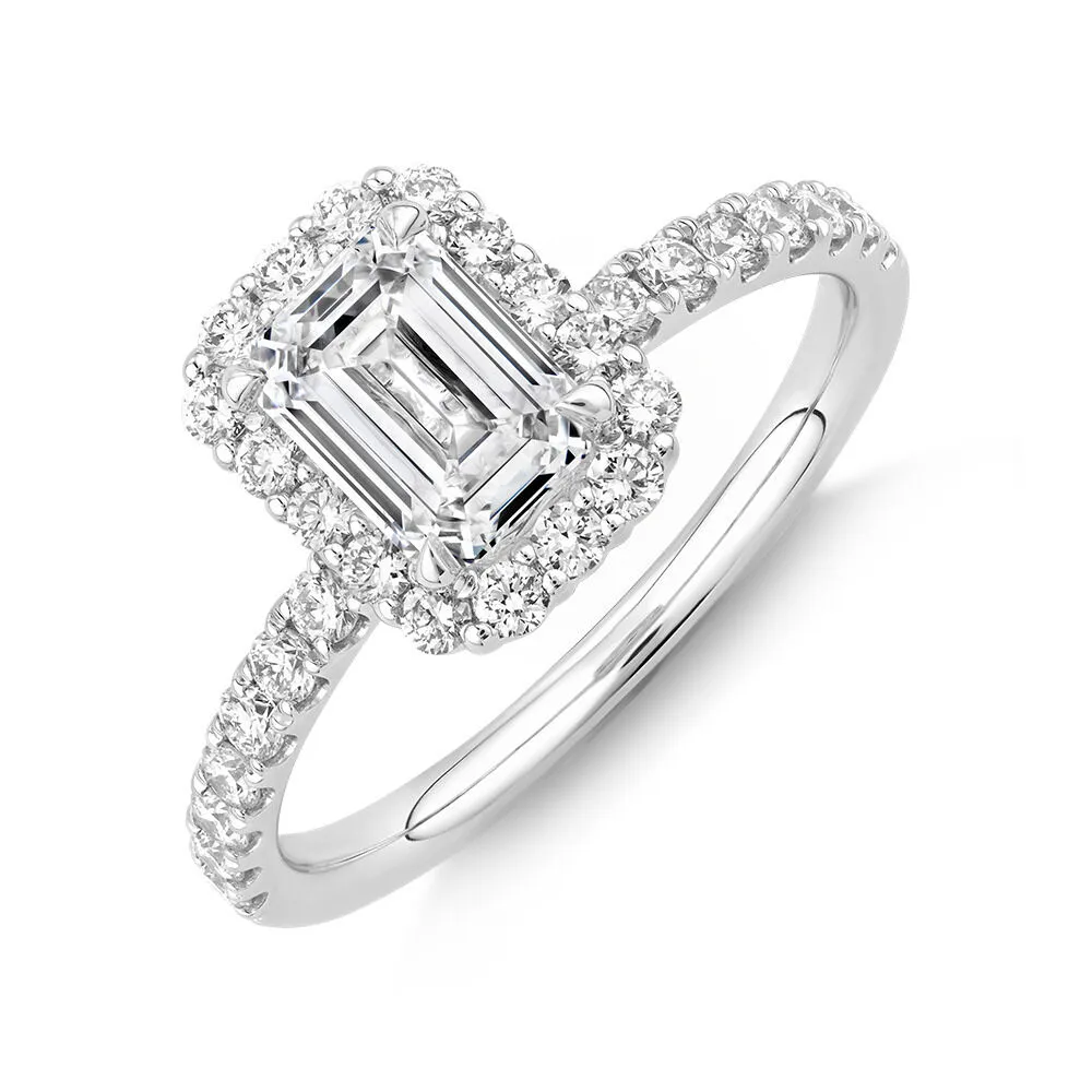 Michael Hill 1.78 Carat TW Laboratory Grown Diamond Emerald Cut