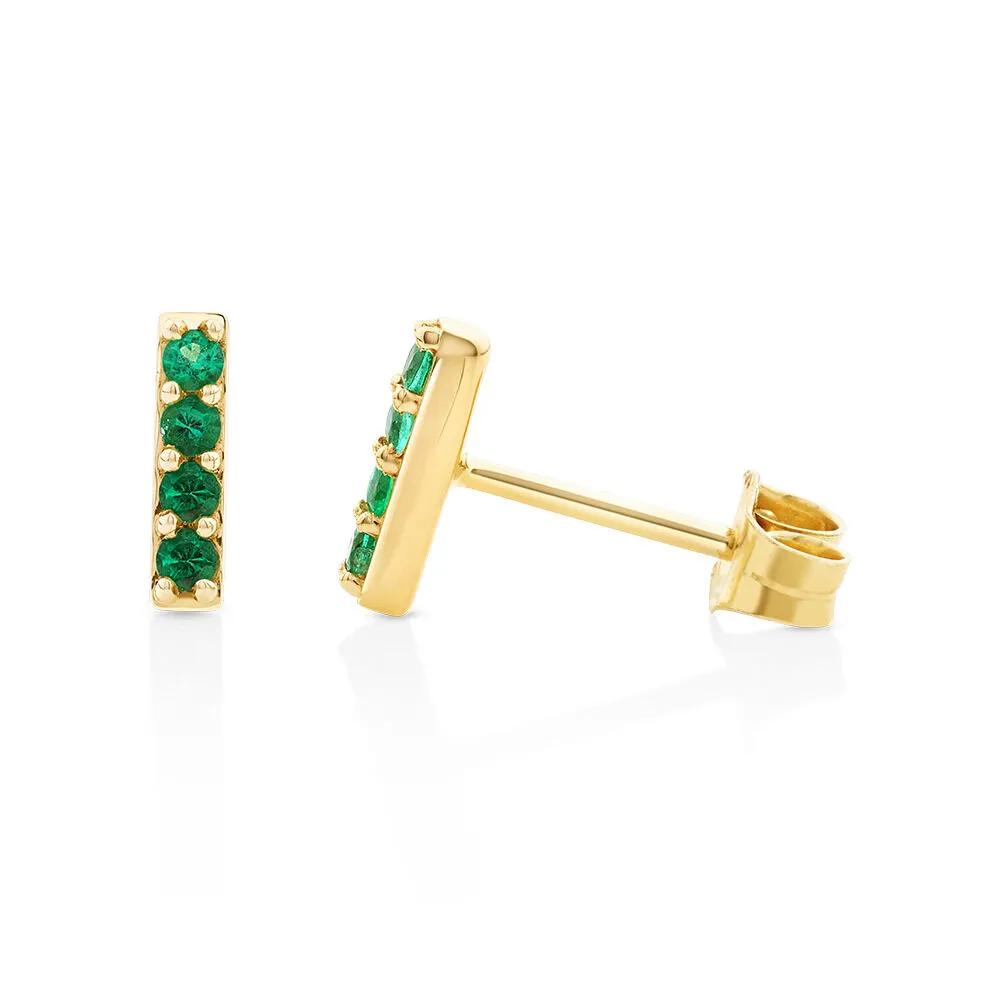 Michael hill emerald earrings store
