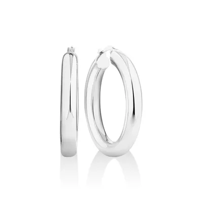Michael hill deals silver hoops