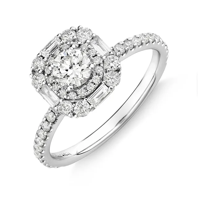 Michael hill double halo ring hot sale