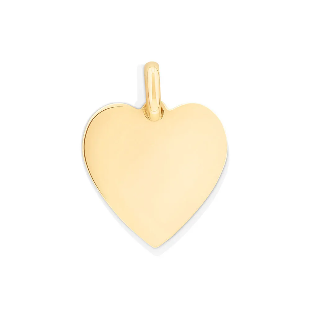Michael Hill Heart Pendant in 10kt Yellow Gold Willowbrook